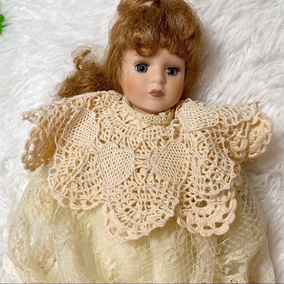 Vintage Tender Heart Treasures Porcelain Victorian Sachet Doll - Picture 3 of 9